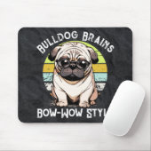 Bulldog Brains Mousepad Muismat (Met muis)