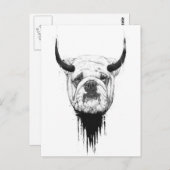 Bulldog Briefkaart (Voorkant / Achterkant)