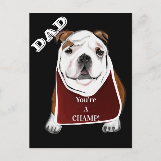 BULLDOG BRIEFKAART (Voorkant)