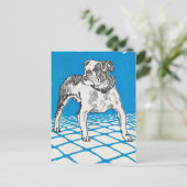  Bulldog Briefkaart (Staand voorkant)