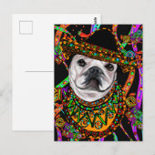 Bulldog briefkaart (Voorkant / Achterkant)