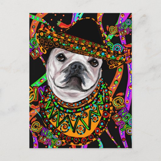 Bulldog briefkaart (Voorkant)
