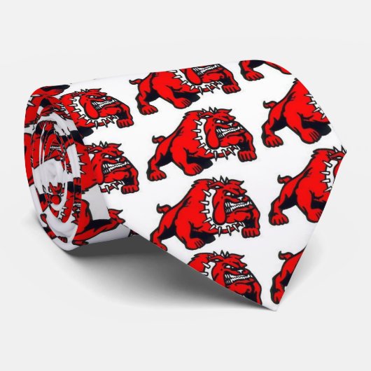 bulldog, buldog, buldog, buldog, buldog, buldog, m stropdas (Opgerold)