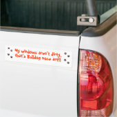 Bulldog Bumpersticker (Op Truck)