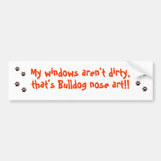 Bulldog Bumpersticker