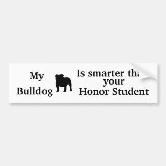 Bulldog Bumpersticker