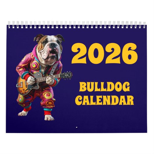 Bulldog Calendar Kalender (Hoes)