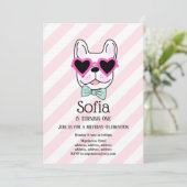 Bulldog, chien, animal de compagnie invitation de  (Debout devant)