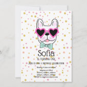 Bulldog, chien, animal de compagnie invitation de  (Devant)