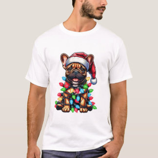 Bulldog Christmas Funny T-shirt