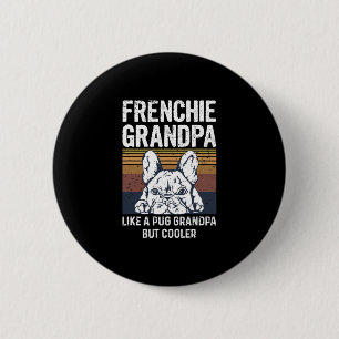 Bulldog citaat voor uw Franse opa Ronde Button 5,7 Cm