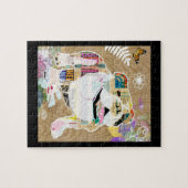 Bulldog Collage Legpuzzel (Horizontaal)