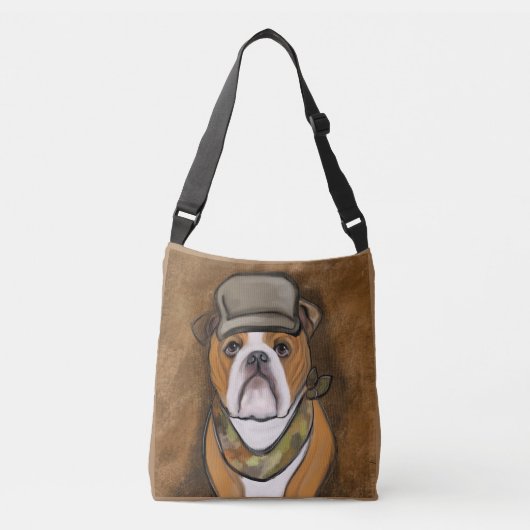 Bulldog Crossbody Tas (Voorkant)