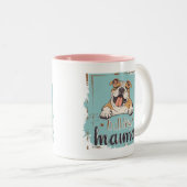 Bulldog cup mug dog lover cup mug (Devant droit)