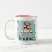 Bulldog cup mug dog lover cup mug (Gauche)