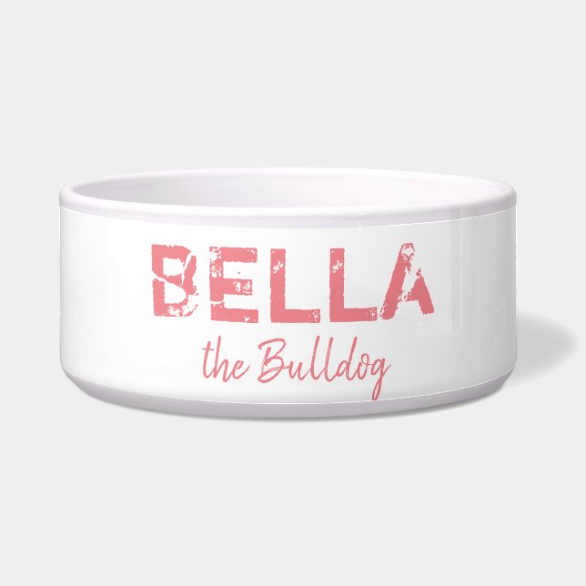 Bulldog Custom Bowl Voerbakje (Voorkant)