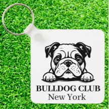 Bulldog Custom Club Thema sleutelhanger
