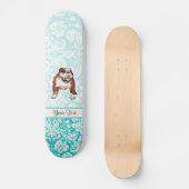 Bulldog; Cute Skateboard (Voorkant)