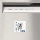 Bulldog Dad 4 - Magnet (In Situ (Lave-vaisselle))