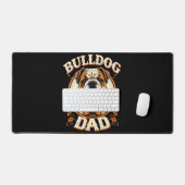 bulldog dad – cute vintage bulldog father’s day (Clavier et souris)