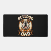 bulldog dad – cute vintage bulldog father’s day (Recto)