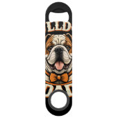 Bulldog Dad – Cute Vintage Bulldog Father’s Day Speed Flessenopener (Achterkant)