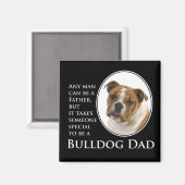 Bulldog Dad Magnet (Recto/Verso)