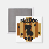 Bulldog Dad Magnet (Recto/Verso)