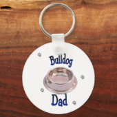 Bulldog Dad Sleutelhanger (Voorkant)