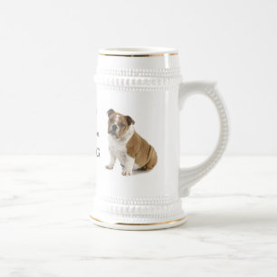Bulldog Dad Stein Bierpul