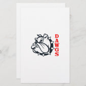 BULLDOG DAWGS BRIEFPAPIER (Voorkant / Achterkant)