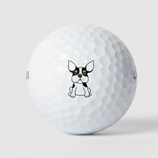 Bulldog dierlijke cartoon huisdier kunst golfballen