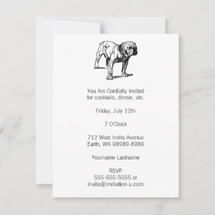 Bulldog Dog Business Kaart