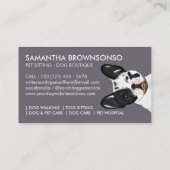 Bulldog Dog Visitekaartje (Achterkant)