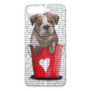 Bulldog Emmer Van Liefde Rood iPhone 8 Plus / 7 Plus Hoesje