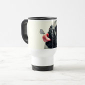 Bulldog en Butterfly Reisbeker (Voorkant links)