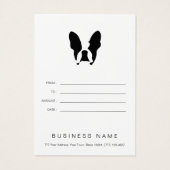 bulldog français (Dos)