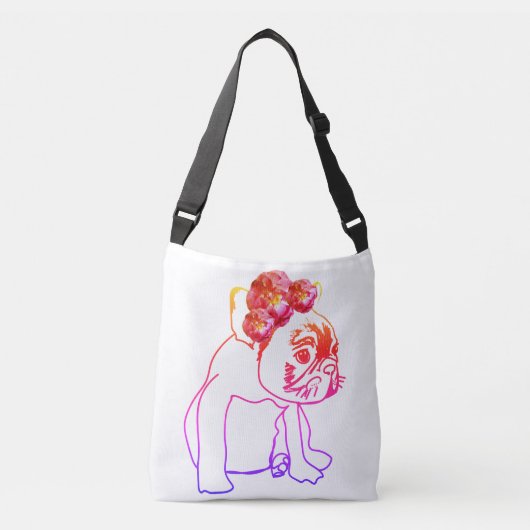 Bulldog Français Chien Chien Chien Doux Chien Sac (Devant)