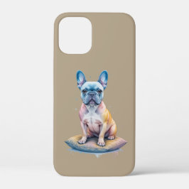 Bulldog Francés Colorido y Artístico iPhone 12 Mini Hoesje