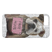 Bulldog Free Hugs Case-Mate iPhone Case (Achterkant (Horizontaal))