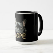 Bulldog| Frenchie Nope Gifts Mok (Voorkant rechts)