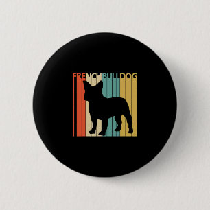 Bulldog Frenchie Ronde Button 5,7 Cm