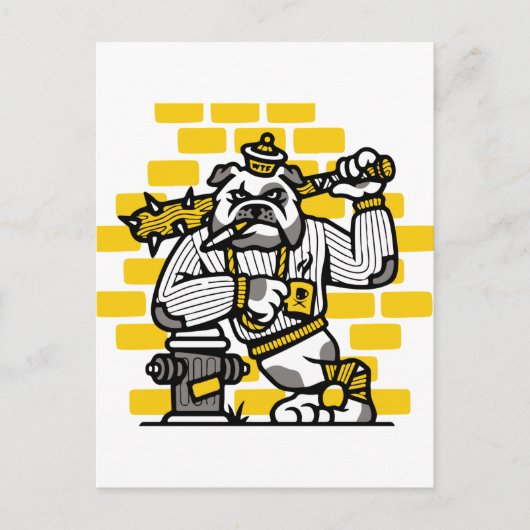 Bulldog Gang Briefkaart (Voorkant)