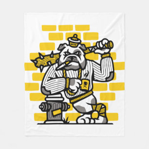 Bulldog Gang Fleece Deken