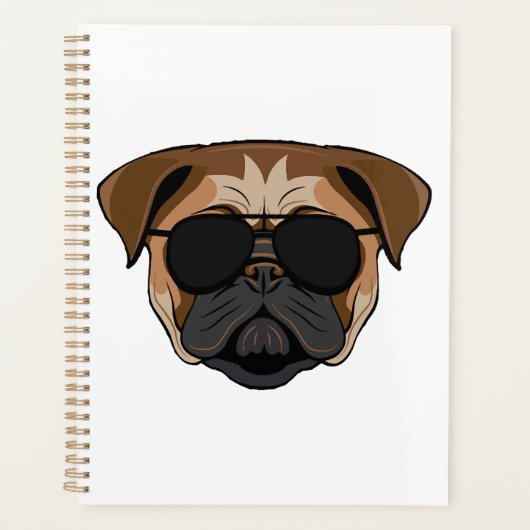 Bulldog geek planner (Voorkant)