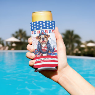 Bulldog Gelukkig 4th van juli Amerika Onafhankelij
