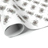 Bulldog Geschiedenis Ontwerp Cadeaupapier (Rol Hoek)