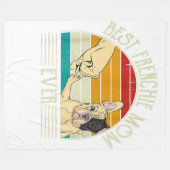 Bulldog gift Fleece Blanket (Voorkant (Horizontaal))