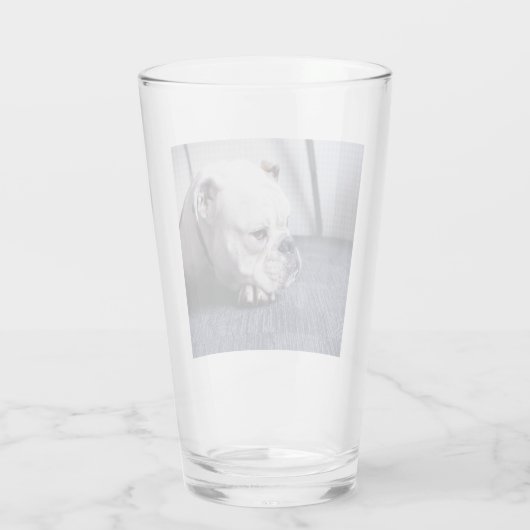 bulldog glas (Achterkant)