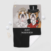 Bulldog golfhanddoek (Insitu)